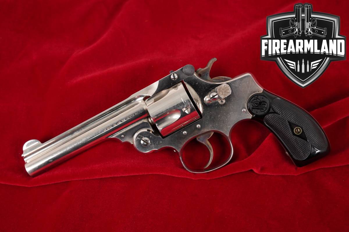 1881-1882 Smith & Wesson 38 Double Action Second Model S&W 38S&W 4" Nickel