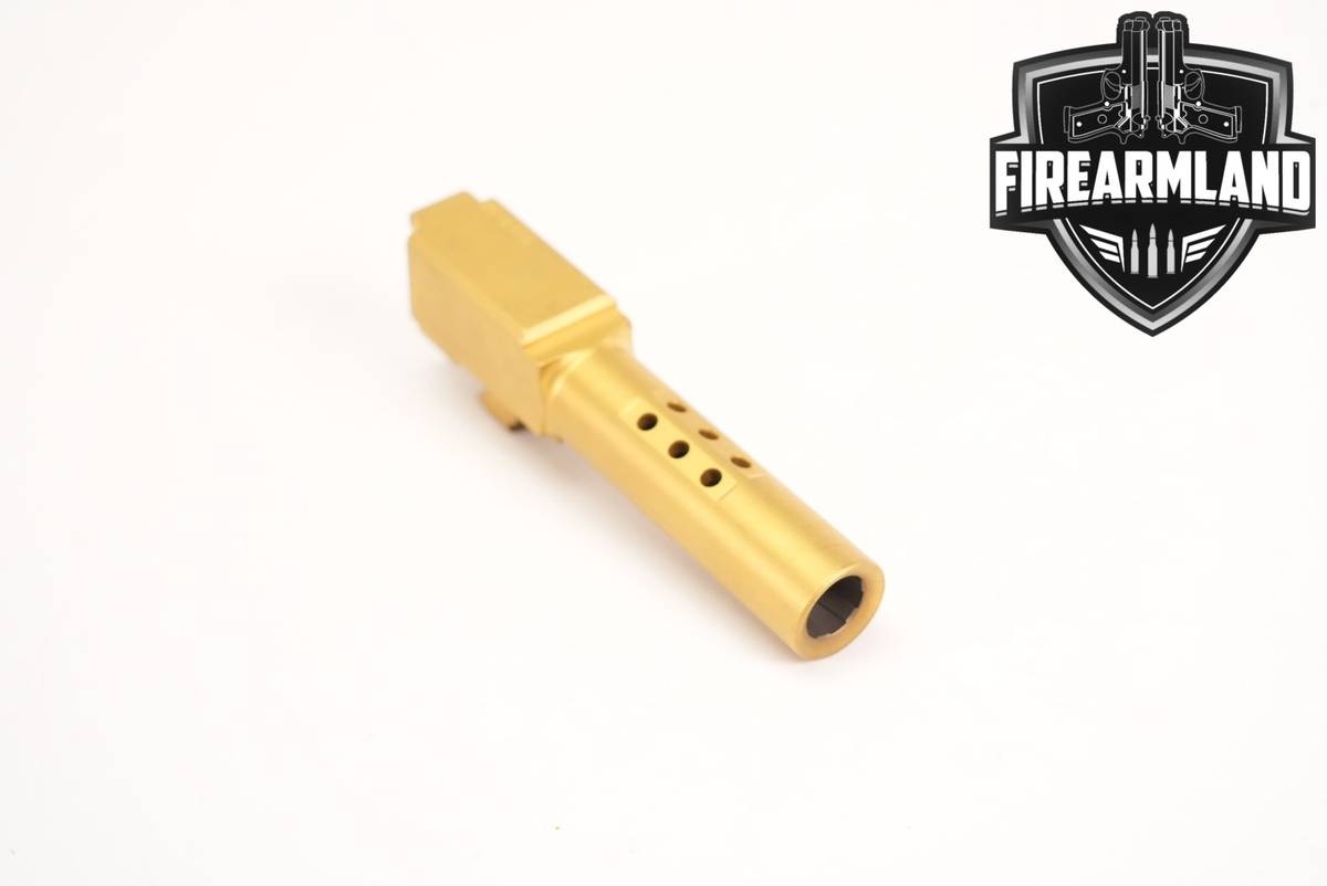 Hooper Gun Works G26 Barrel Match Grade Bromont 9mm Luger 3.2" Glock 26