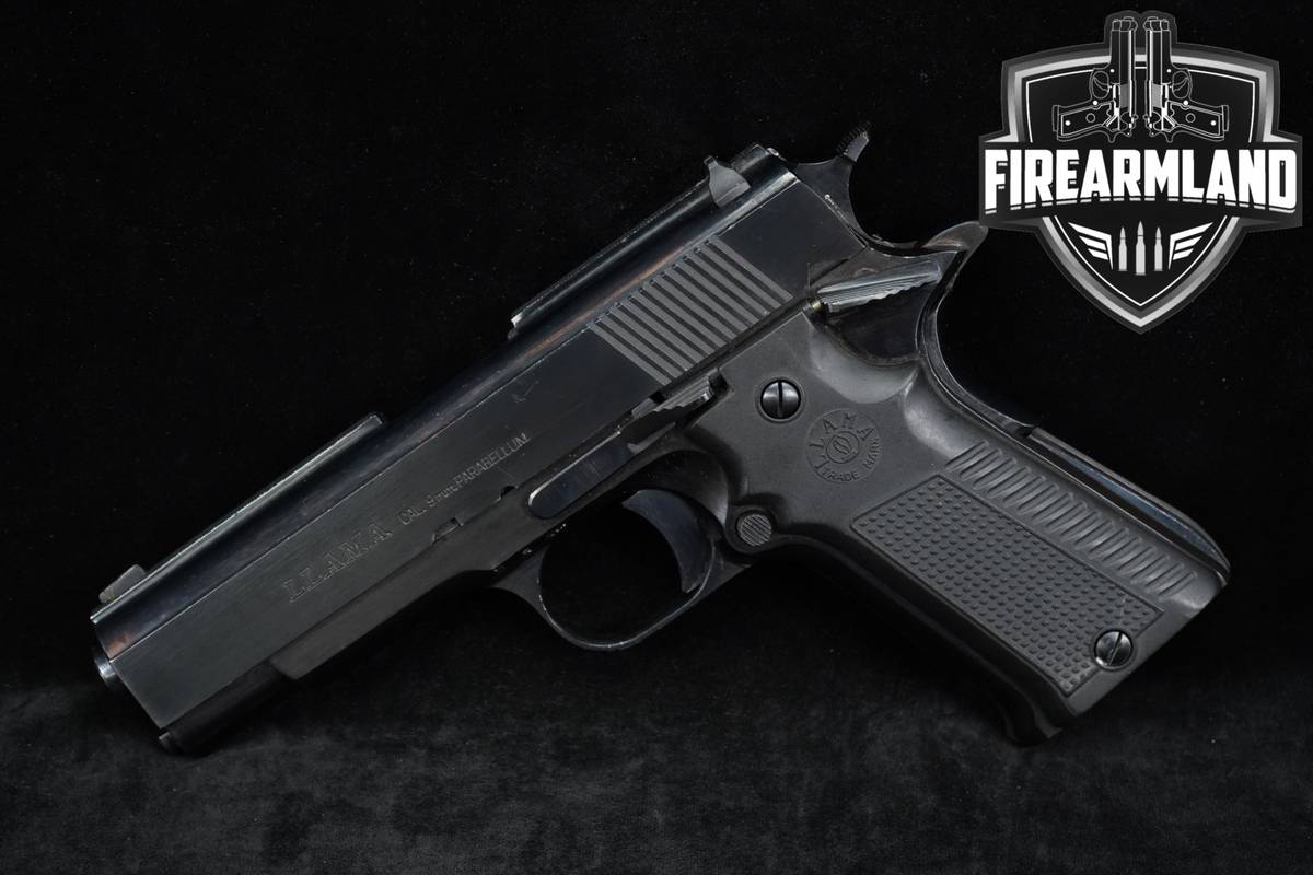 Llama Model XI-B 9mm 1911 4.25" Blued +2 MAGS & ORIG CASE