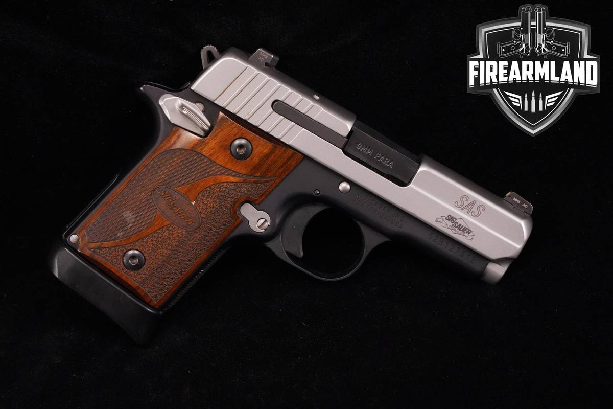 POCKET-PISTOL Sig Sauer P938 SAS Custom Shop 9mm 1911 3 Two-Tone P-938
