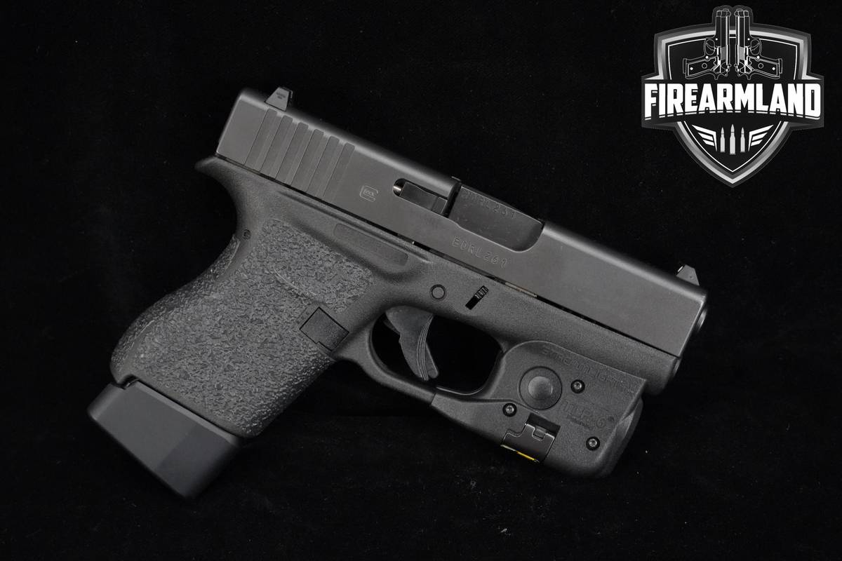 Glock 43 Slimline 9mm Glock-43 G43 +2 MAGS & STREAMLIGHT