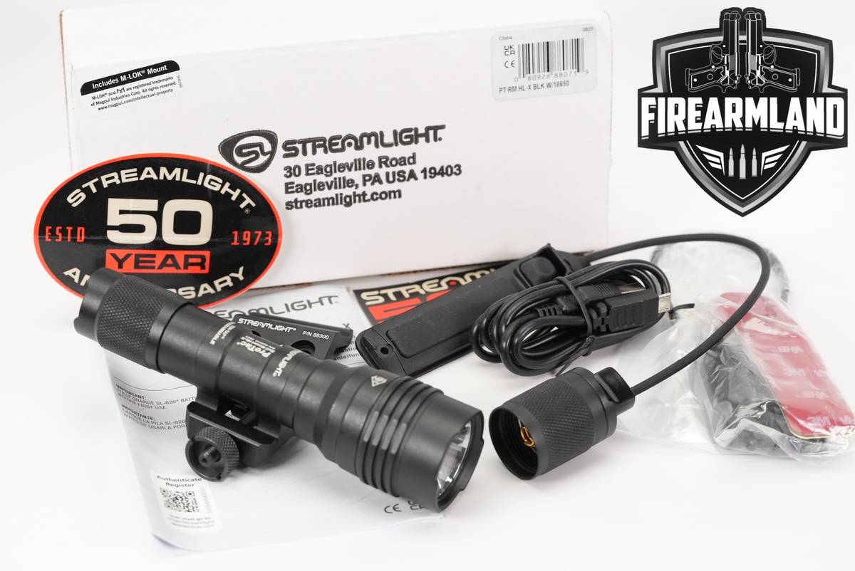 Streamlight Protac Rail Mount HL-X 1000 Lumens 50,000 Candela Weapon Light