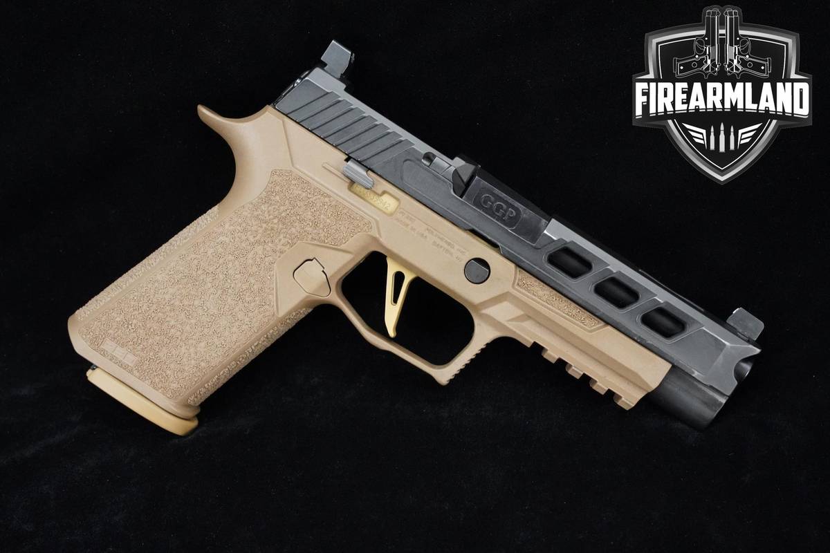 Sig Sauer P320 Pro-Cut Slide 9mm 5.0" Tan/Black P 320 +2 MAGS