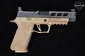 2020-2022 Sig Sauer P320 Pro-Cut Slide 9mm Luger Tan/Black in Very Good Condition Image 3