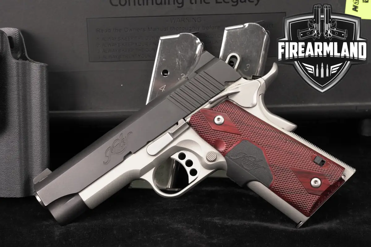 Kimber Pro Crimson Carry II 45 ACP 1911 CT LASERGRIPS +3 MAGS, ORIG CASE