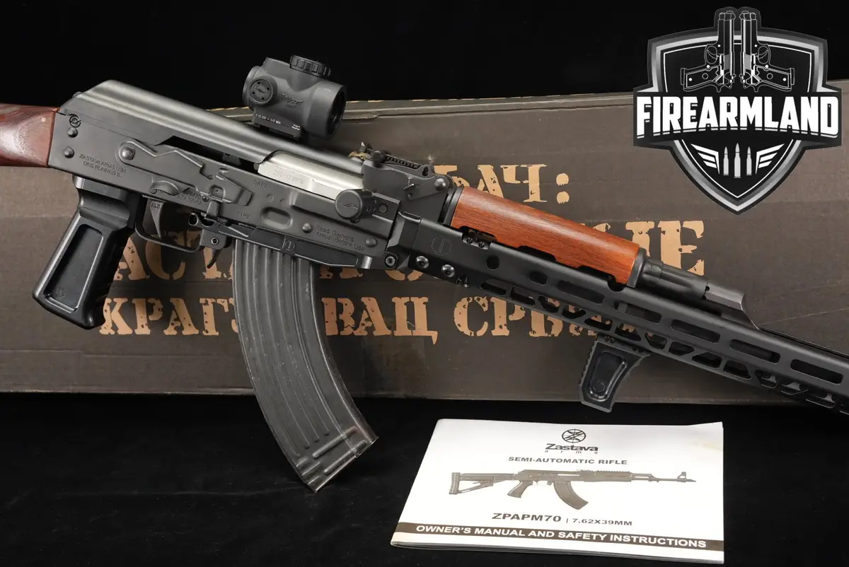 LIKE-NEW Zastava Arms ZPAPM70 7.62x39 ZPAP M70 AKM AK47 AK-47 +TRIJICON MRO