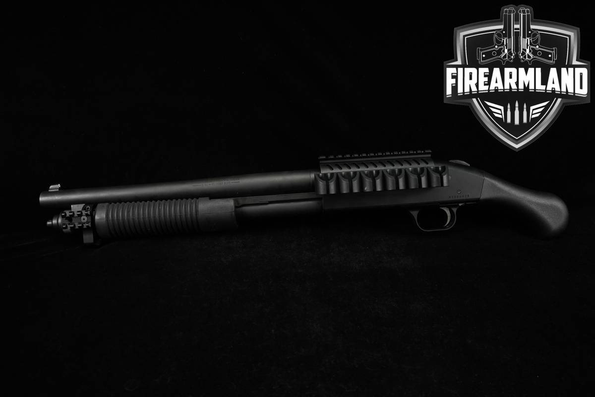 Mossberg 590 Shockwave 12-Gauge 14.375 3" Chamber Cyl + SIDE SADDLE