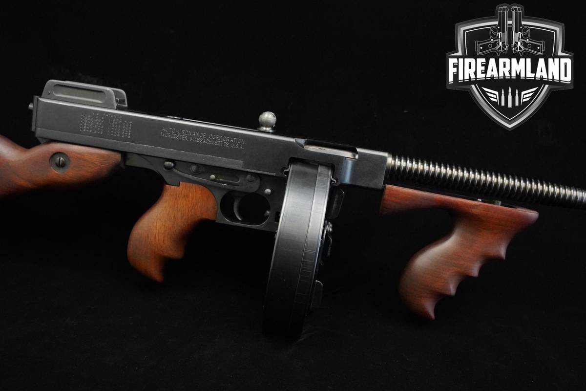 Auto Ordnance Model of 1927A1 Deluxe Thompson Carbine 45 ACP 16.5" +4 MAGS