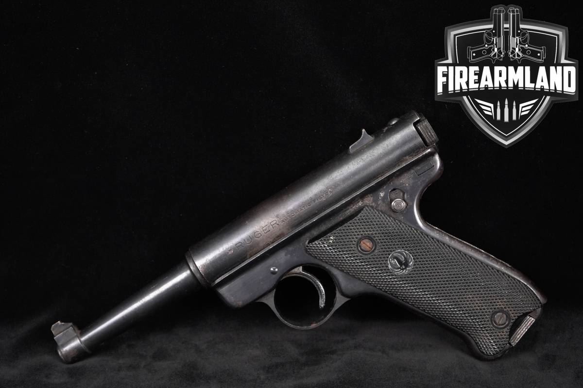 1970 Ruger Standard Model Mark I 22LR 4.75" Blued Luger-style