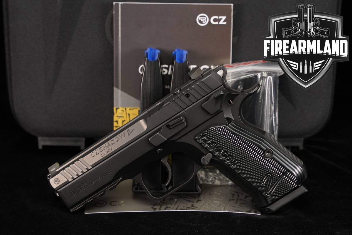 CZ Shadow 2 Carry 9mm Optics-Ready Shadow2 +3 MAGS & ORIG CASE