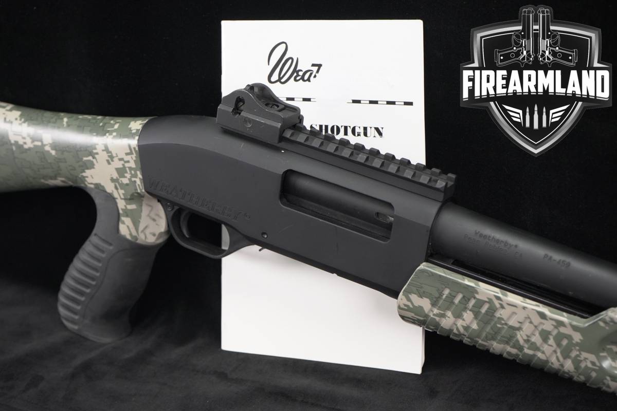 Weatherby PA-459 TR Threat Response 12-Gauge 18.5 Green/Grey Digital Camo