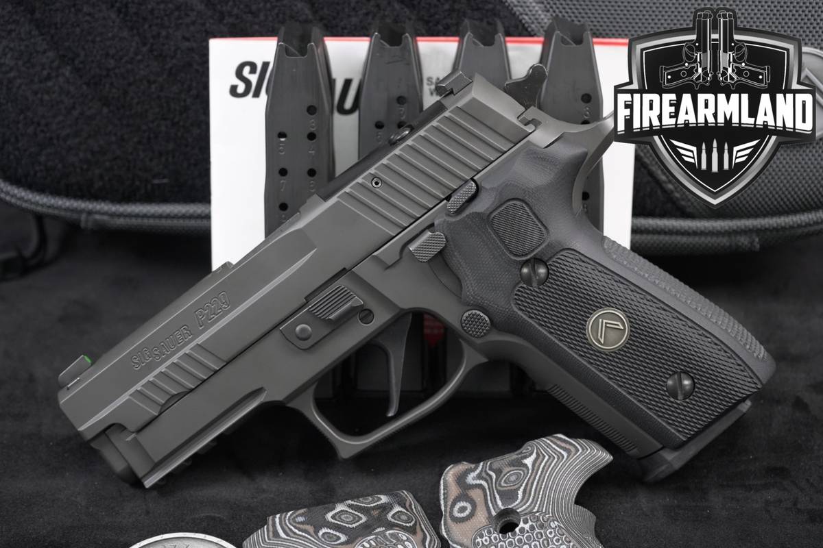 Sig Sauer P229 Legion R2 9mm Optics-Ready P 229 +5 MAGS, ORIG CASE, GRIPS!