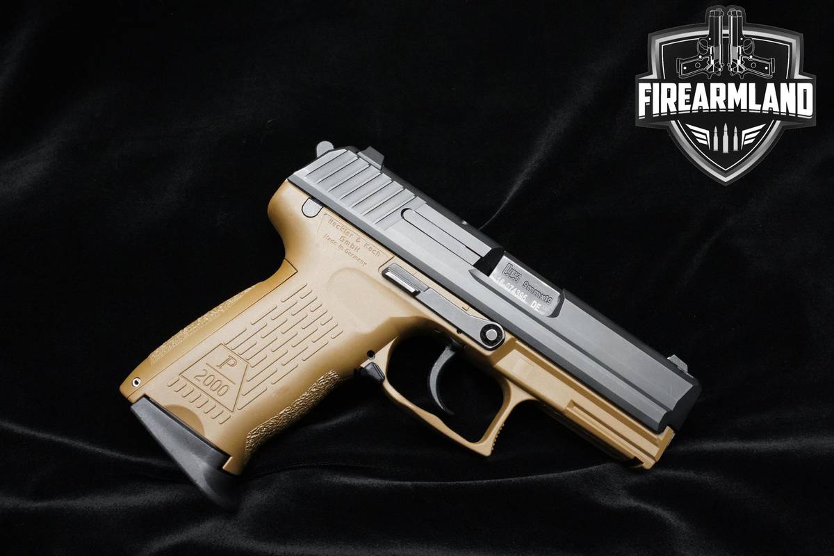 Heckler & Koch (H&K-HK) P2000-V3 FDE 9mm 3.66" FDE H&K-HK 2MAGS & ORIG CASE