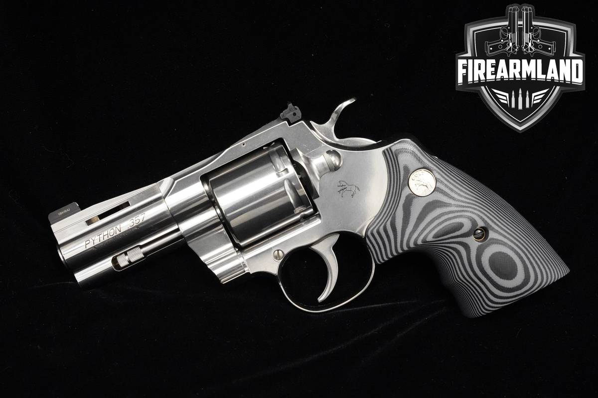 Colt Python Combat Elite 357 Magnum Stainless Steel Colt-Python +ORIG CASE