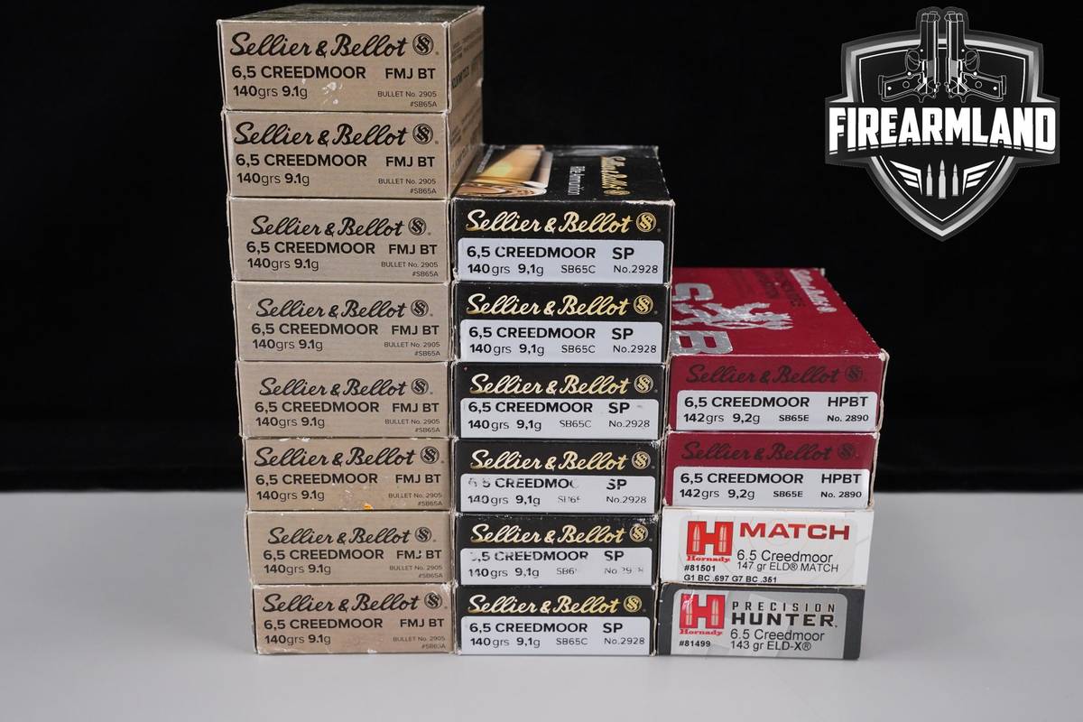 360 RDS! 6.5 Creedmoor Ammo 6.5CM