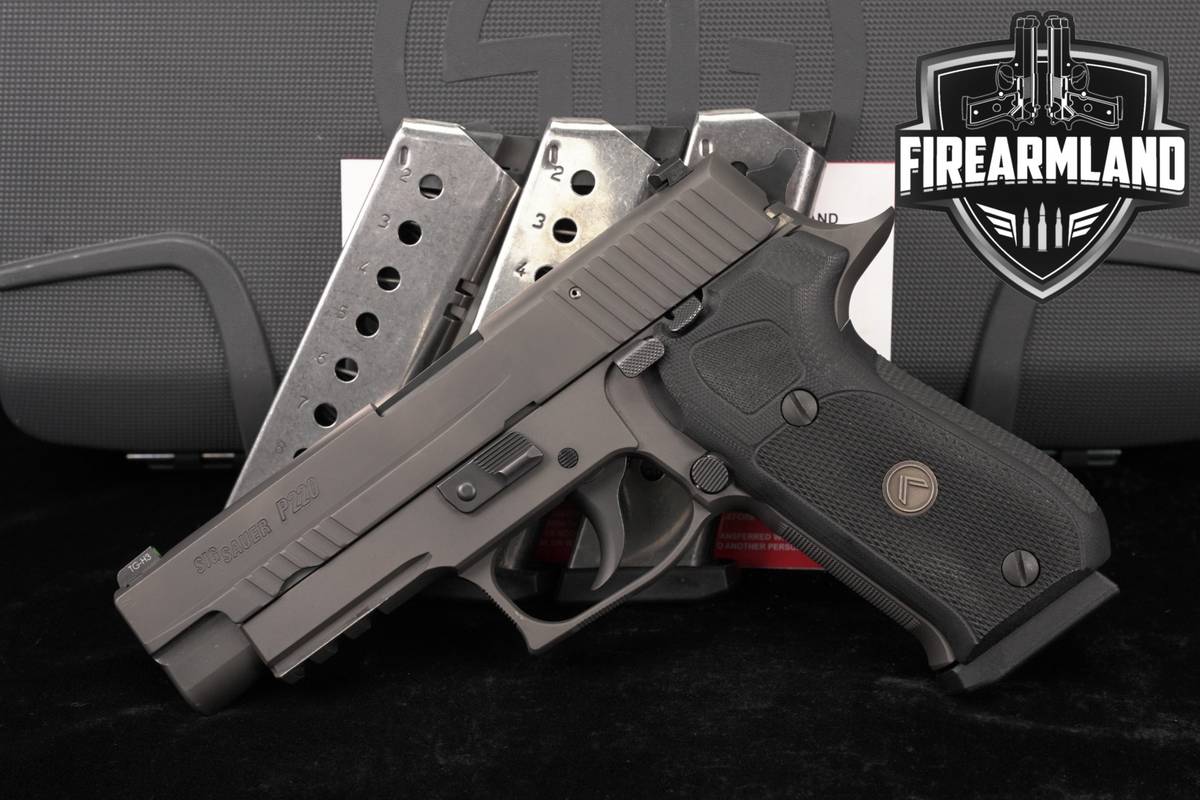 Sig Sauer P220 Legion 45 ACP 4.4" P-220 +4 MAGS & ORIG CASE