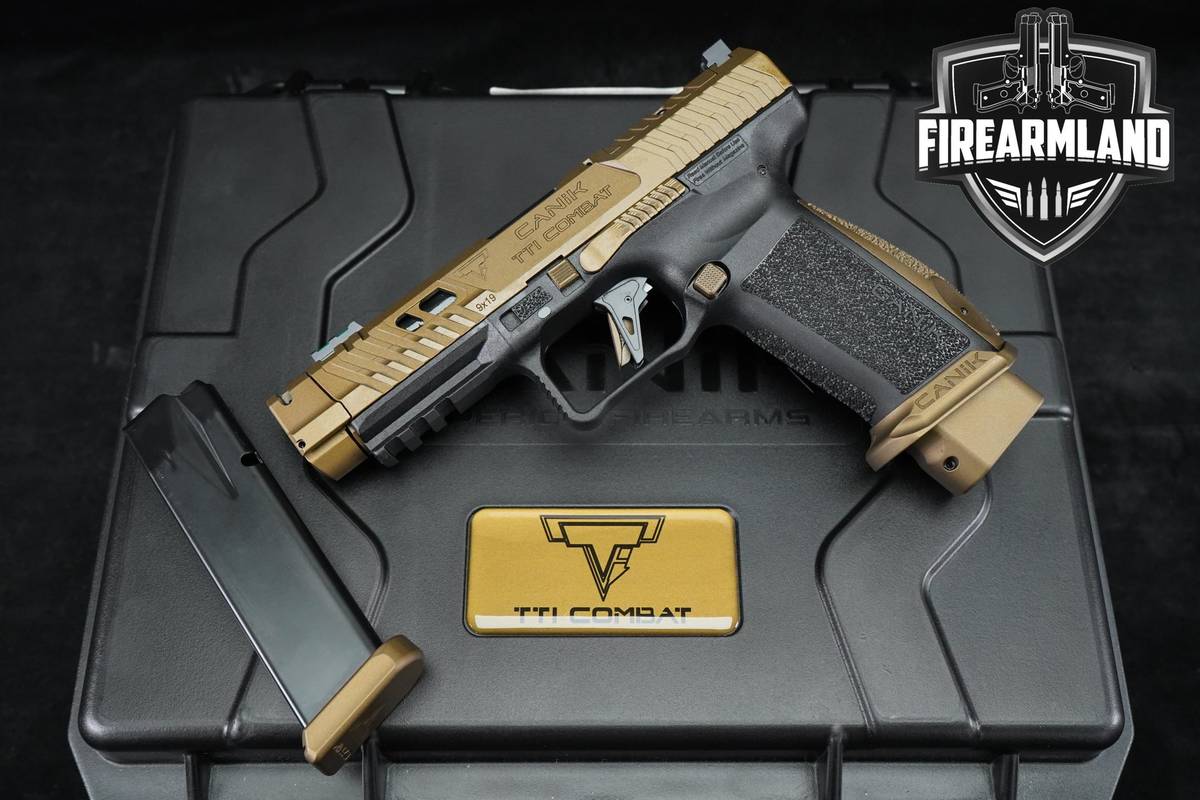 Canik TTI Combat 9mm 4.6" Taran Tactical +2 MAGS & ORIG CASE