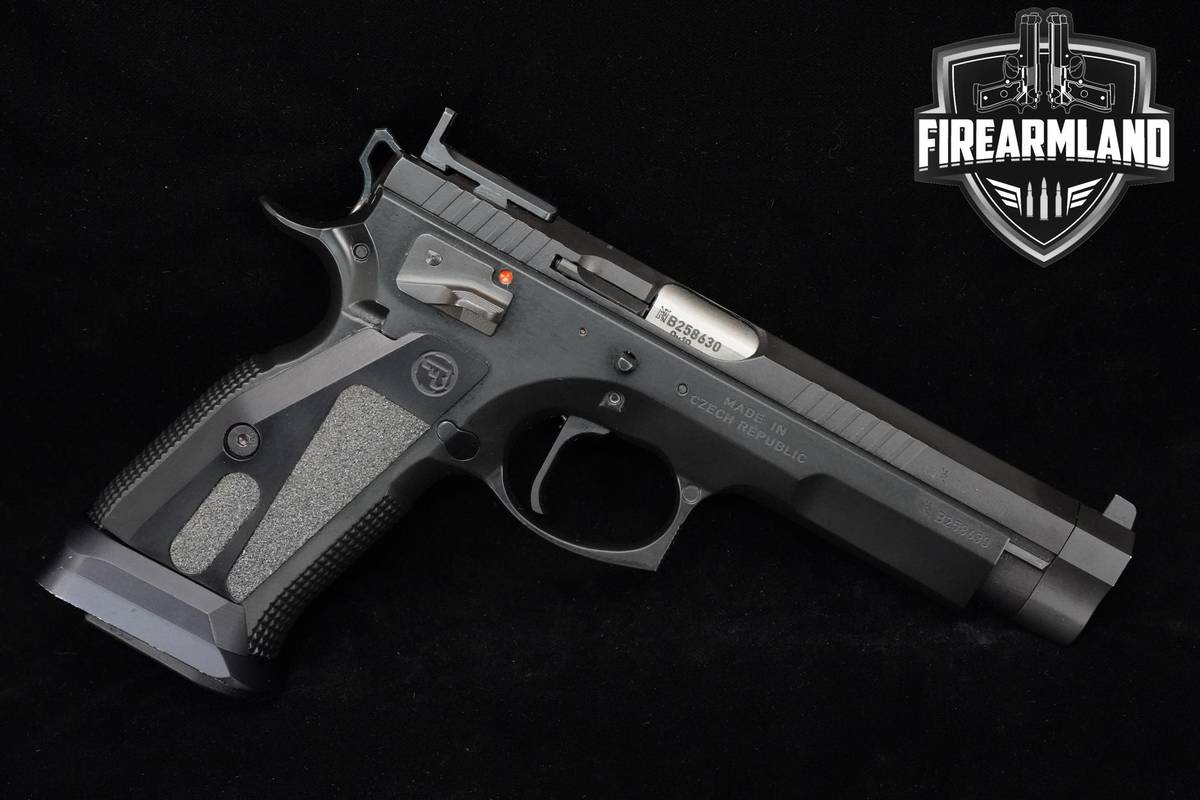 CZ 75 TS CZECHMATE 9mm CZ-75 TS-CZECHMATE +4 MAGS, ORIG CASE & C-MORE