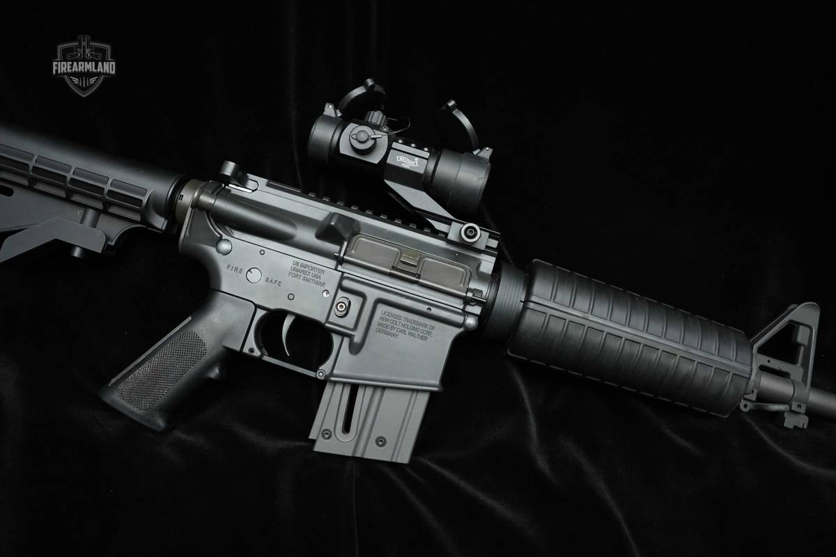 Colt M4 OPS Carbine 22LR Rifle Walther Optic Colt 22 Long Rifle M4 Carbine
