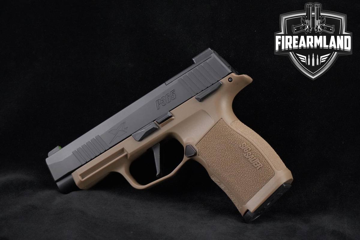 Sig Sauer P365XL 9mm Two-Tone Sig-Sauer P365XL P-365-XL +3 MAGS & ORIG CASE