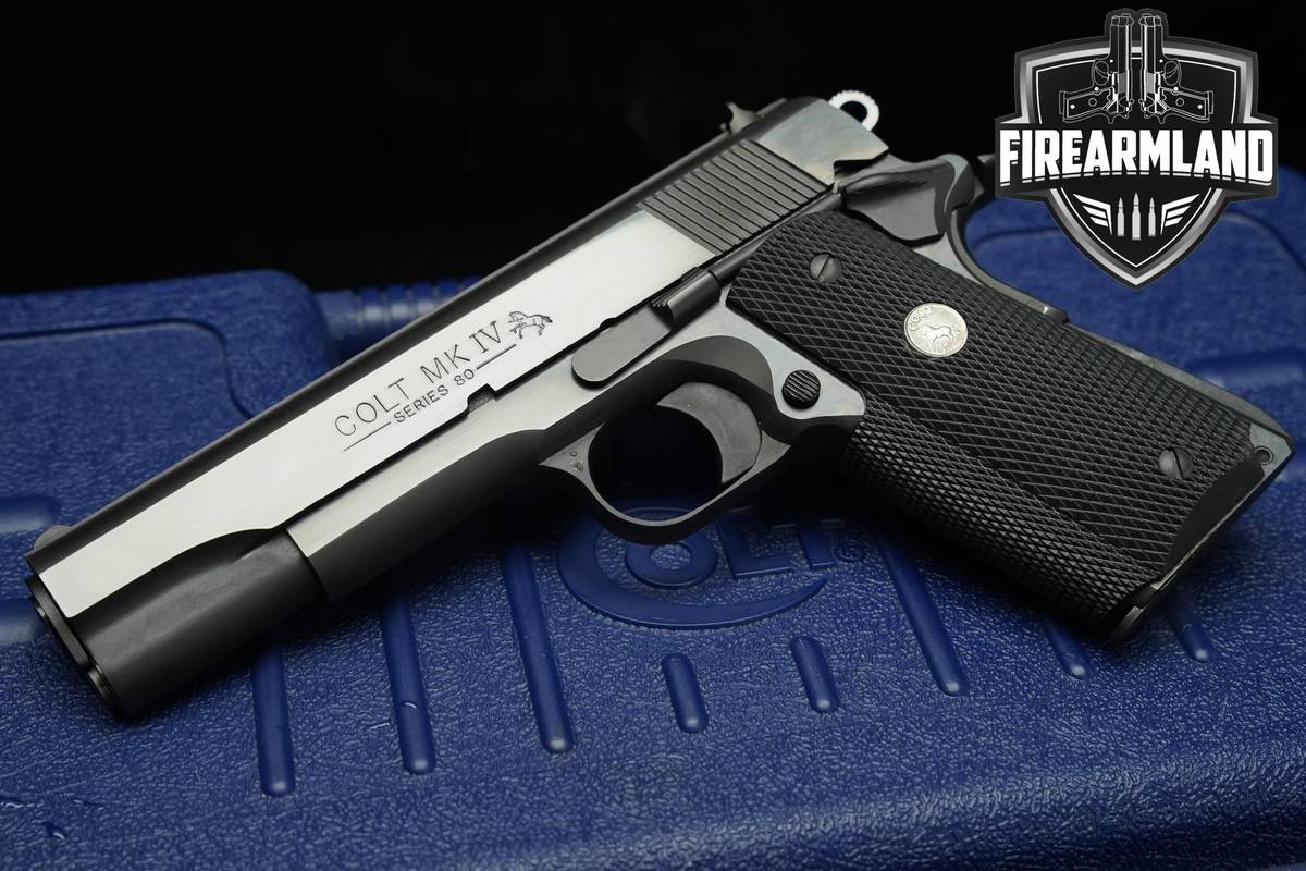 1996 Colt Government Model MK IV Series 80 38 Super 1911 5 Blued +ORIG CASE