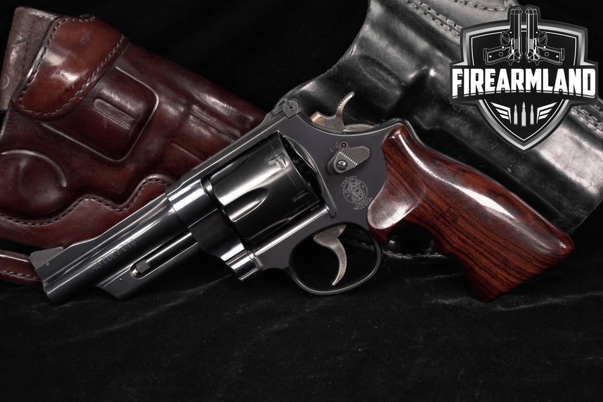 Smith & Wesson Model 25-13 Mountain Gun 45 Colt S&W Blued DA/SA +HOLSTERS