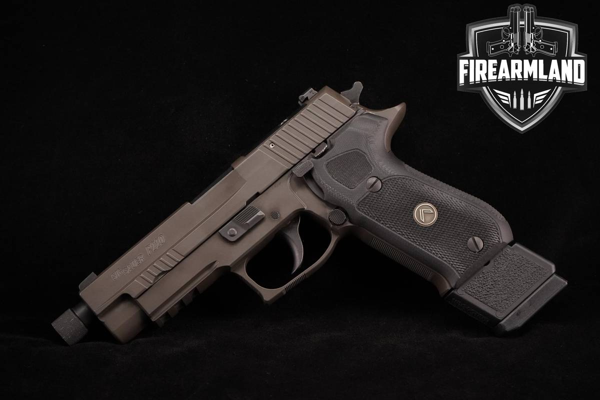 Sig Sauer P220 Legion 45 ACP 5.25" Legion Gray Sig-P220 P-220 +4 MAGS