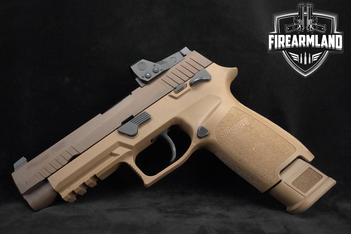 Sig Sauer P320 M17 MS 9mm 4.7" FDE P320 M17-MS P-320 +OPTIC & 2 MAGS