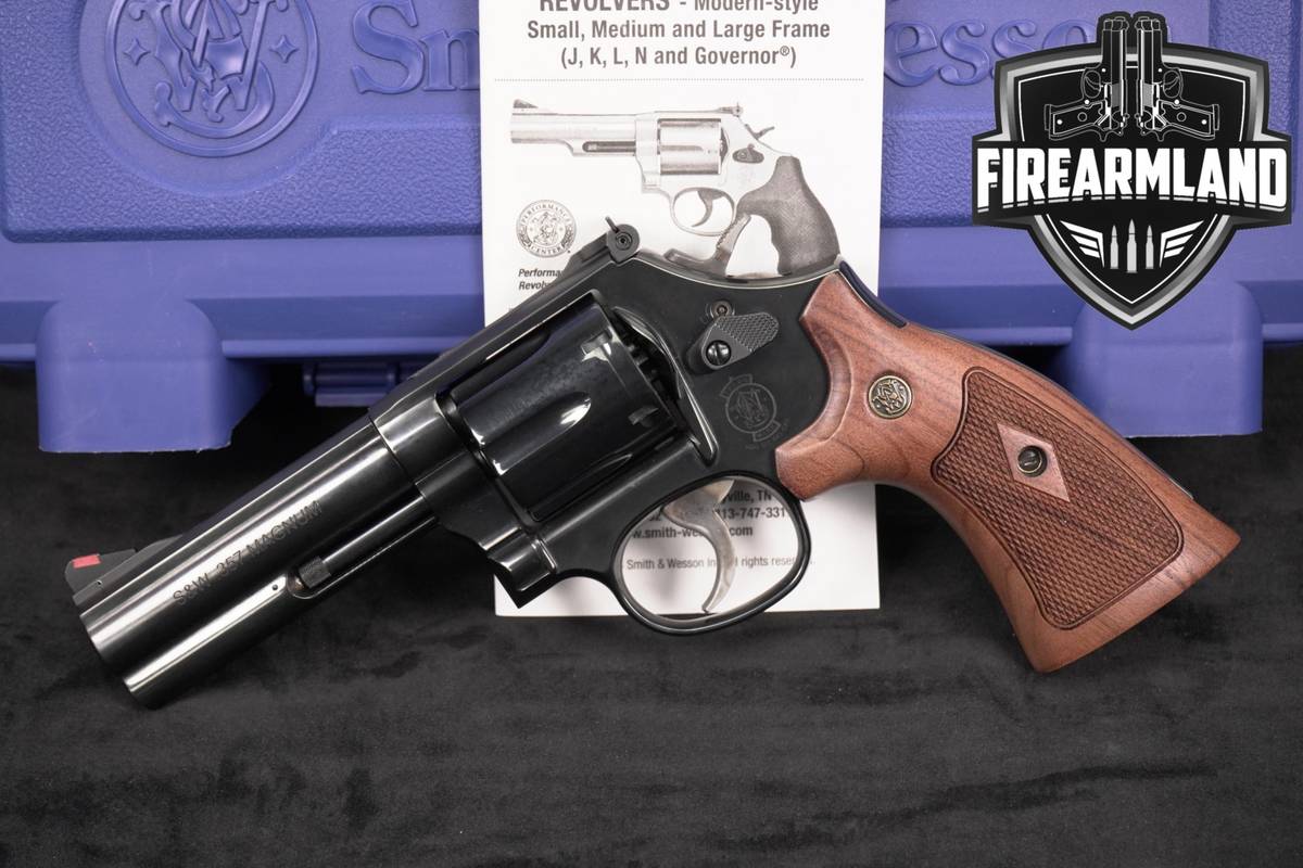 Smith & Wesson Model 586-8 Classics S&W 357 Magnum 4" Blued +ORIG CASE