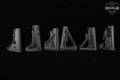 Multiple Manufacturers 6x Black AR Stocks in Very Good Condition Image 2
