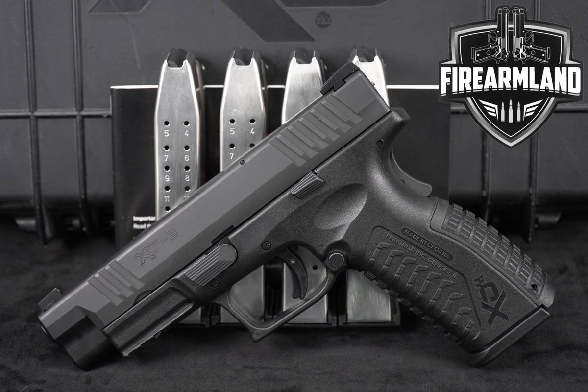 Springfield Armory XD-M 9mm XDM 4.5" Match-Grade Barrel +5 MAGS & ORIG CASE
