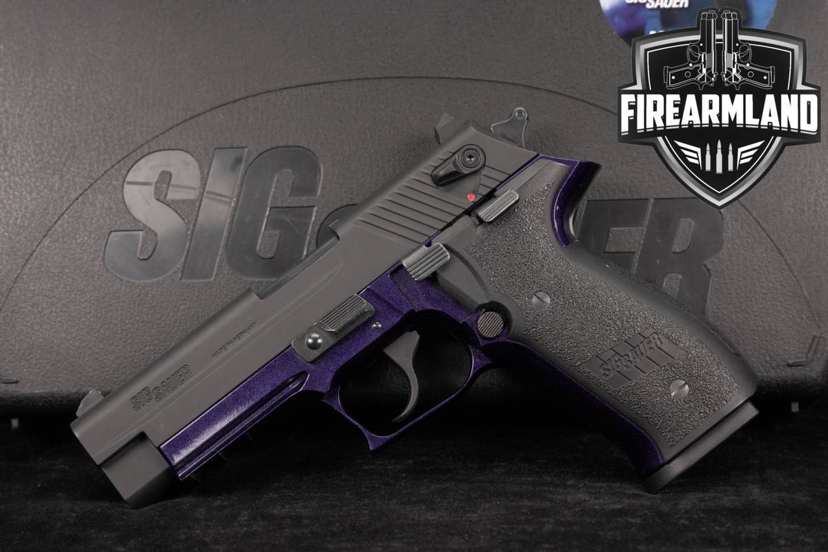 Sig Sauer Mosquito 22LR 3.9" Two-Tone Metallic Purple +ORIG CASE