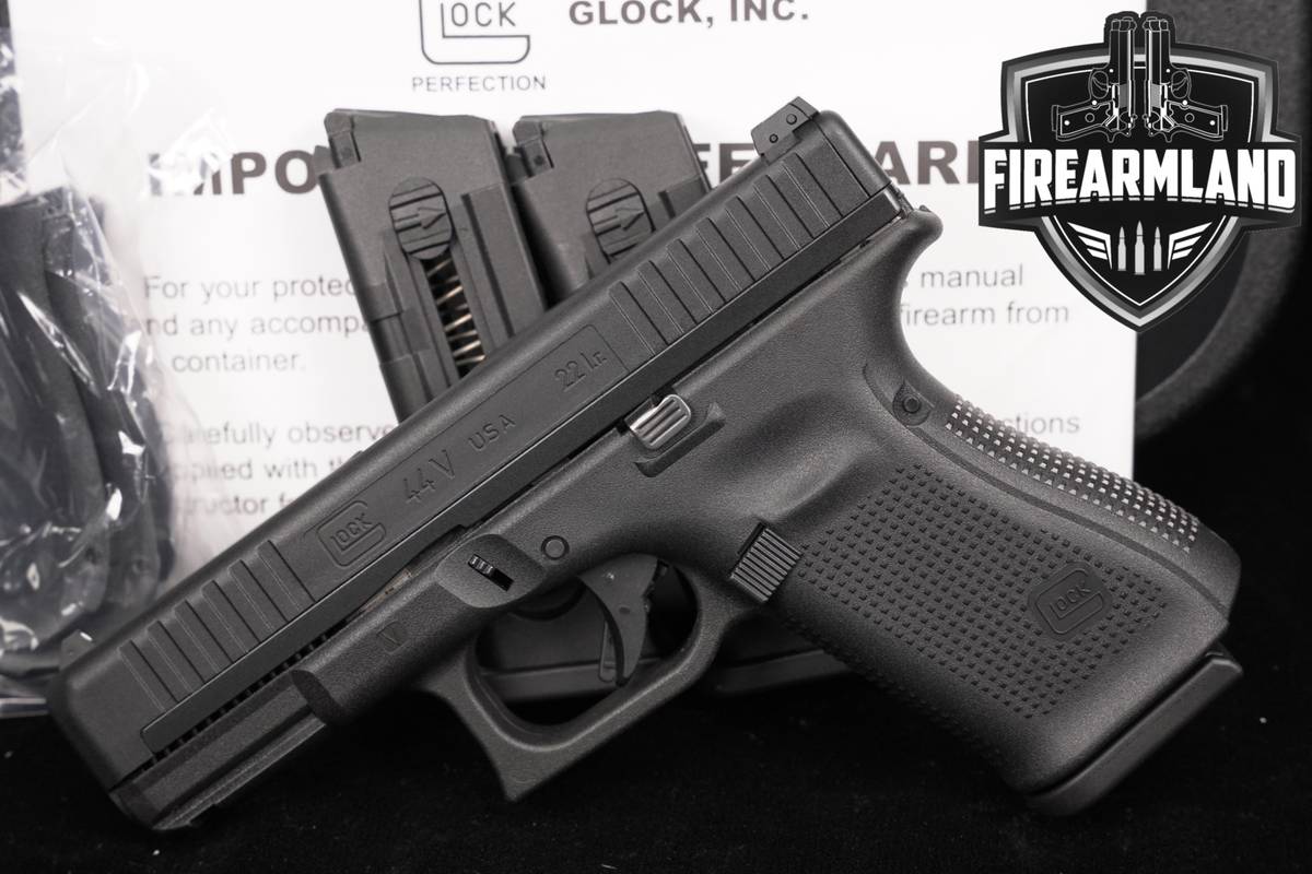 Glock 44 G44 V 44V 22LR 4.02 +3 MAGS & ORIG CASE