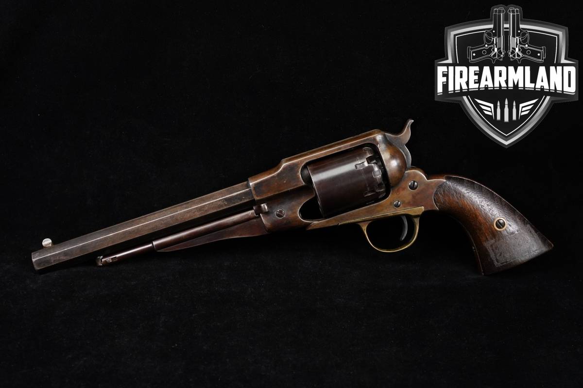 VINTAGE New Model Army 1858 .44 Percussion 8" Black Powder Revolver