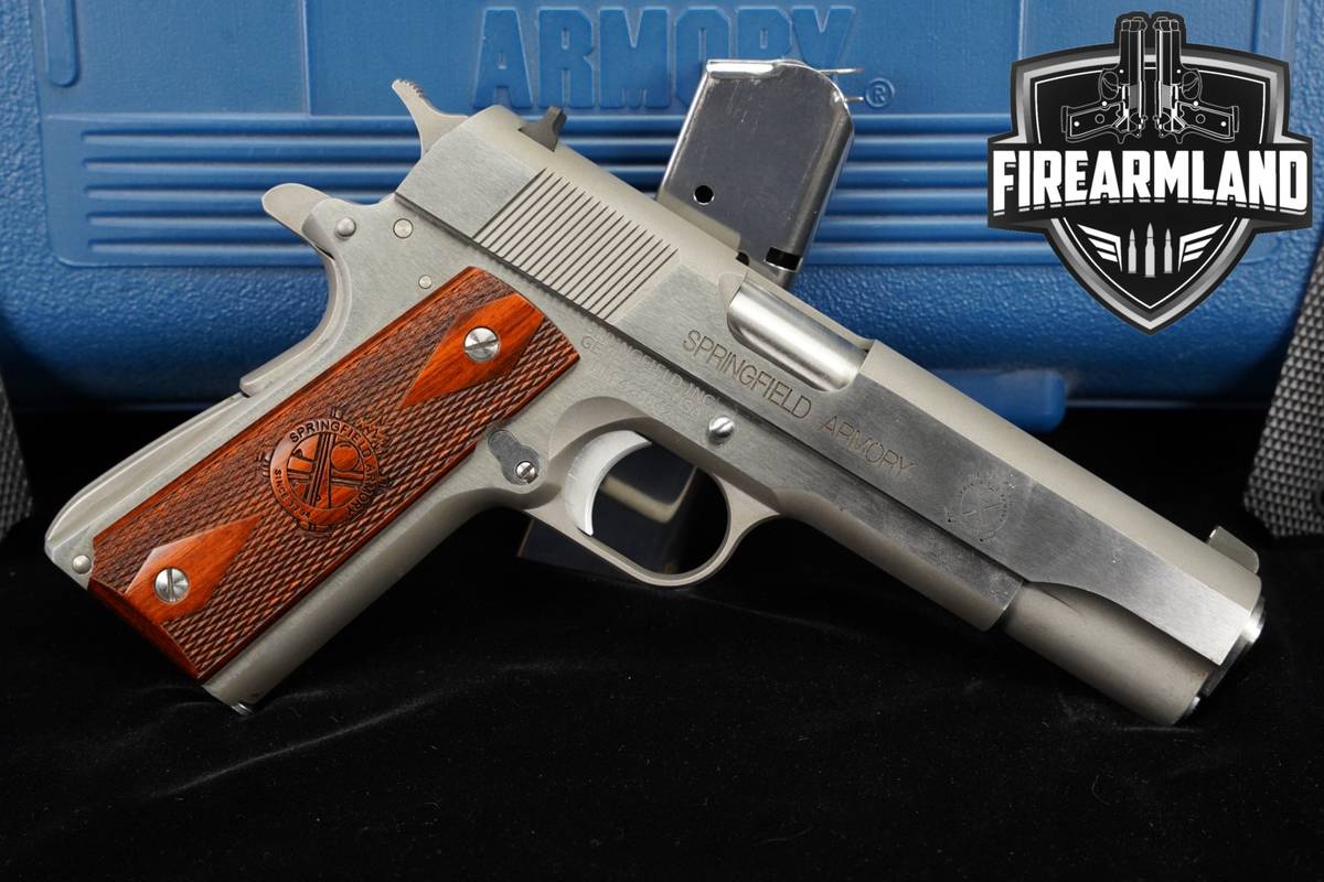 Springfield Armory 1911-A1 Mil-Spec 45 ACP 1911A1 +2 MAGS & ORIG CASE