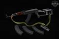 Norinco MAK-90 Sporter (Thumbhole Stock), Stamped Receiver, Slant-Cut Receiver 7.62x39 Black & Wood in Very Good Condition Image 2