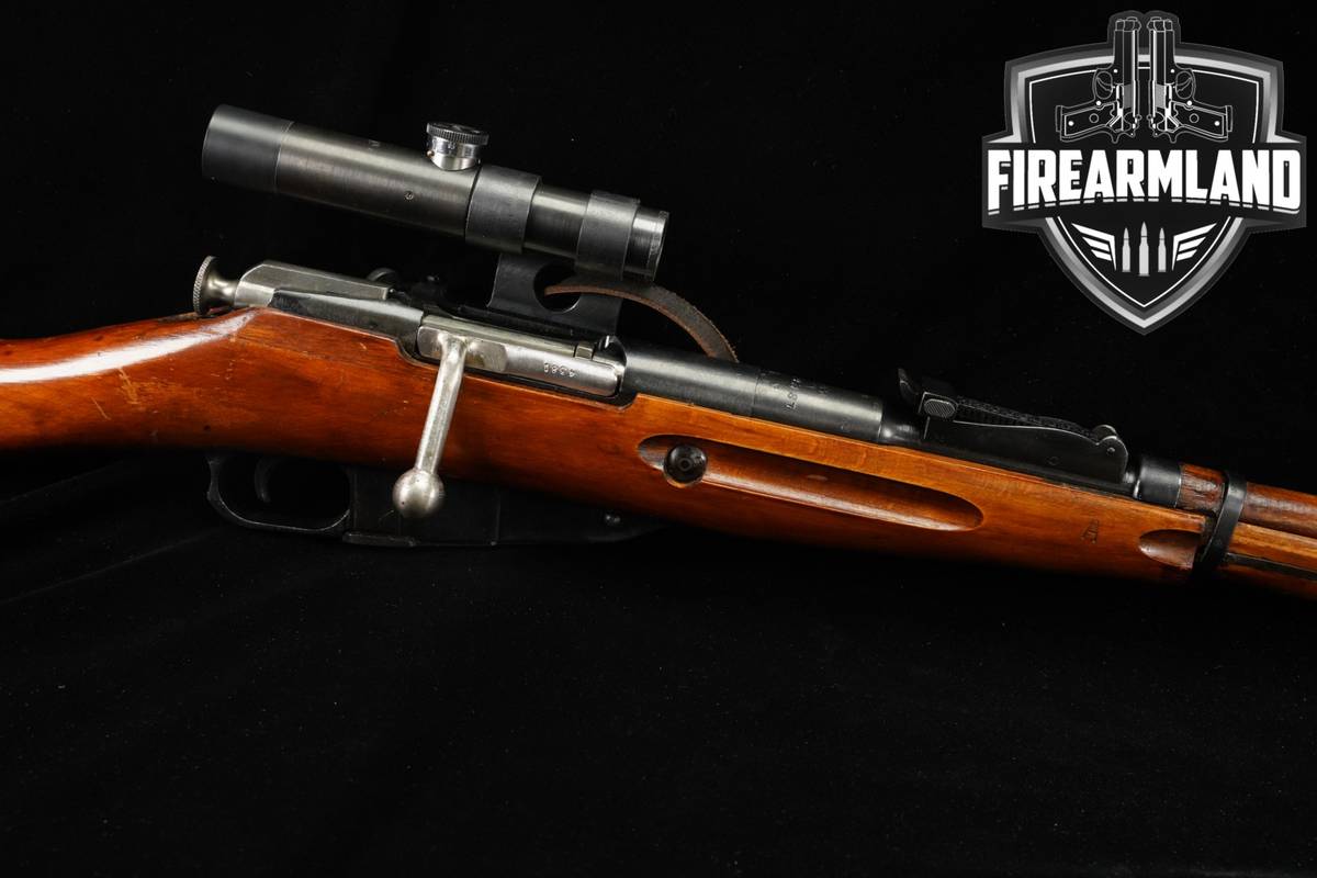 WWII 1943 Izhevsk Arsenal Mosin-Nagant Model 1891/30 PU Sniper 7.62x54R 29"