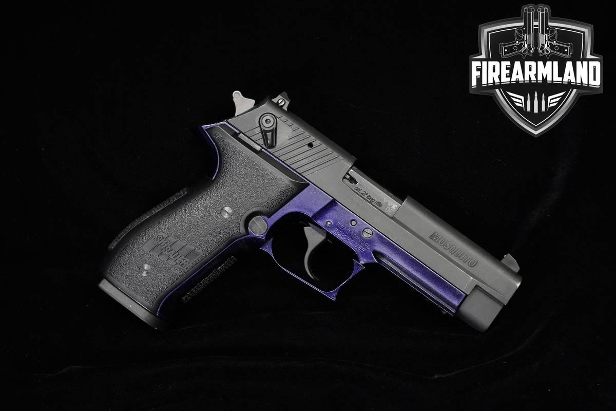 Sig Sauer Mosquito Purple 22LR 3.9" two tone Mosquito +2 MAGS