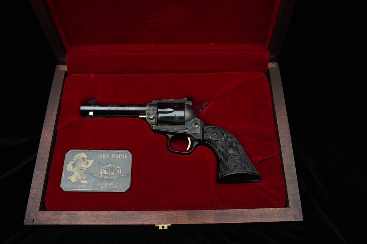 Rare COLT John Wayne New Frontier 22LR Revolver Colt Revolver Collectible
