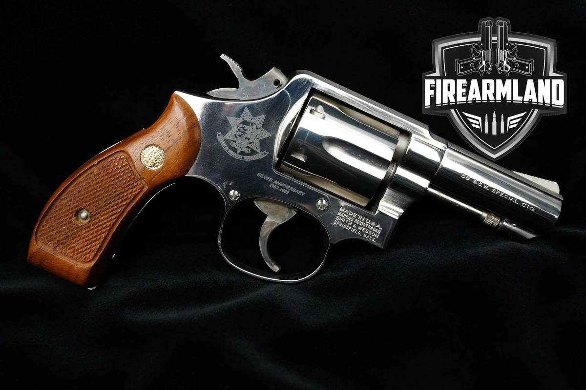 1983 Smith & Wesson (S&W) 10-8 CA Correctional Officers Silver Anniversary