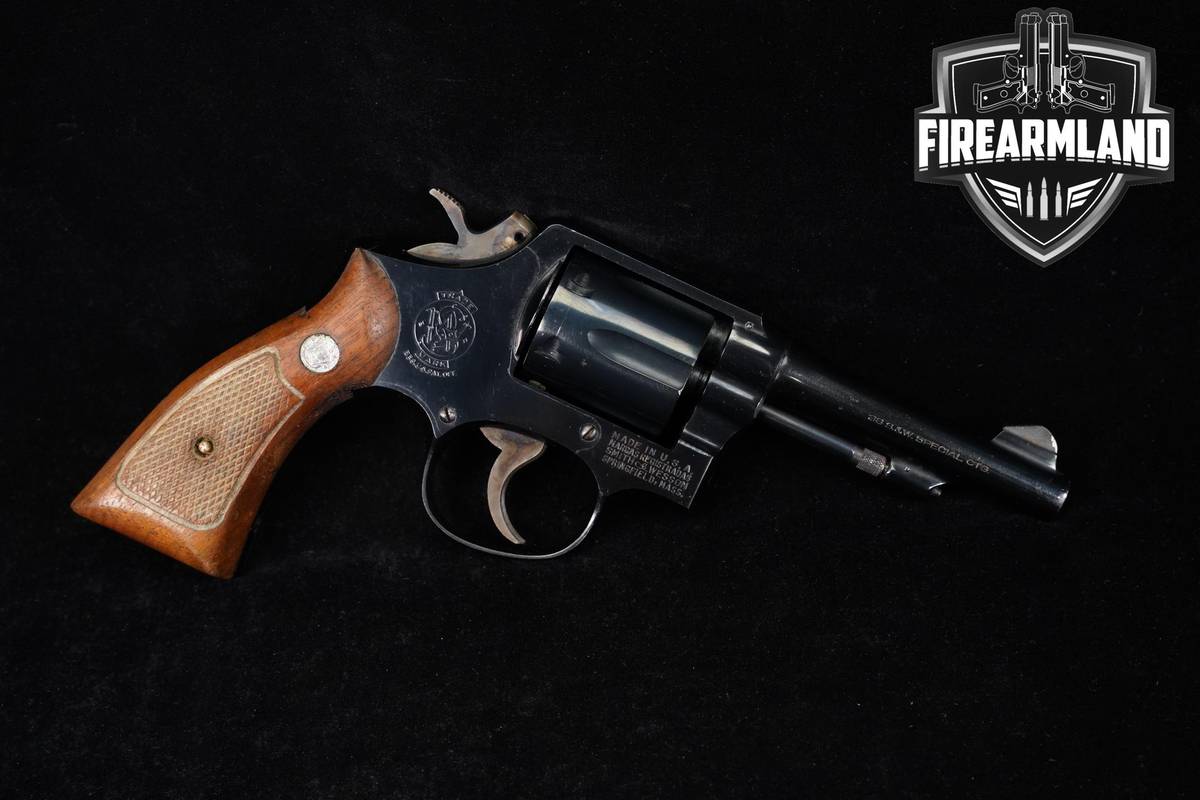 1968 Smith & Wesson S&W Model 10-5 Military Police 4" Blued M10 DA/SA