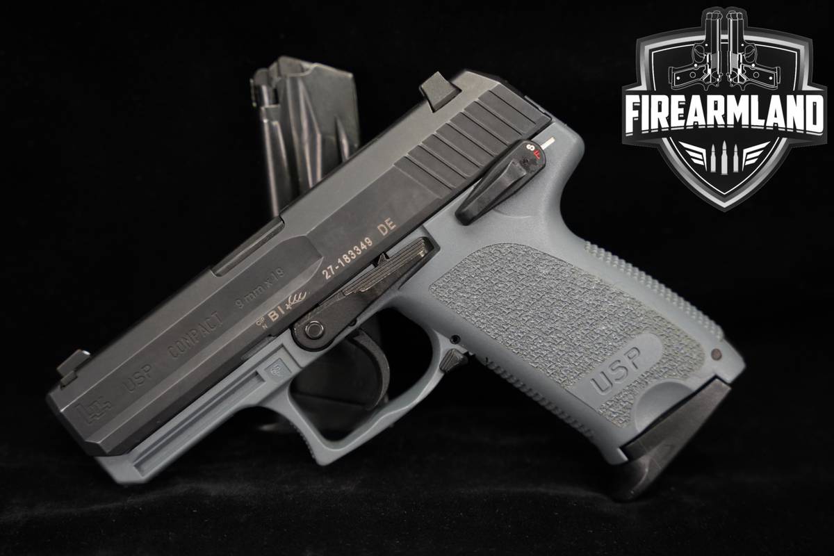Heckler & Koch USP Compact H&K 9mm 3.58" USP9 +2 MAGS