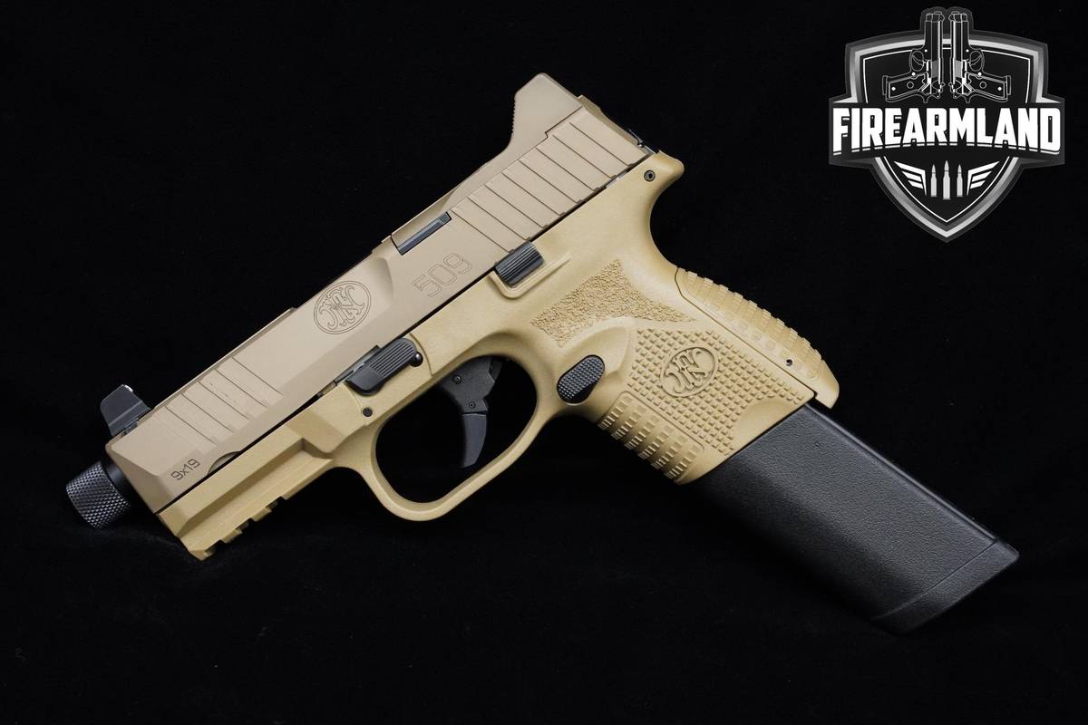 FN 509 Compact Tactical 9mm FDE FN FN509 +4 MAGS & ORIG CASE