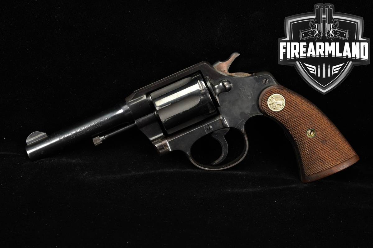 1949 Colt Police Positive Special 32 S&W Long 4" Blued DA/SA
