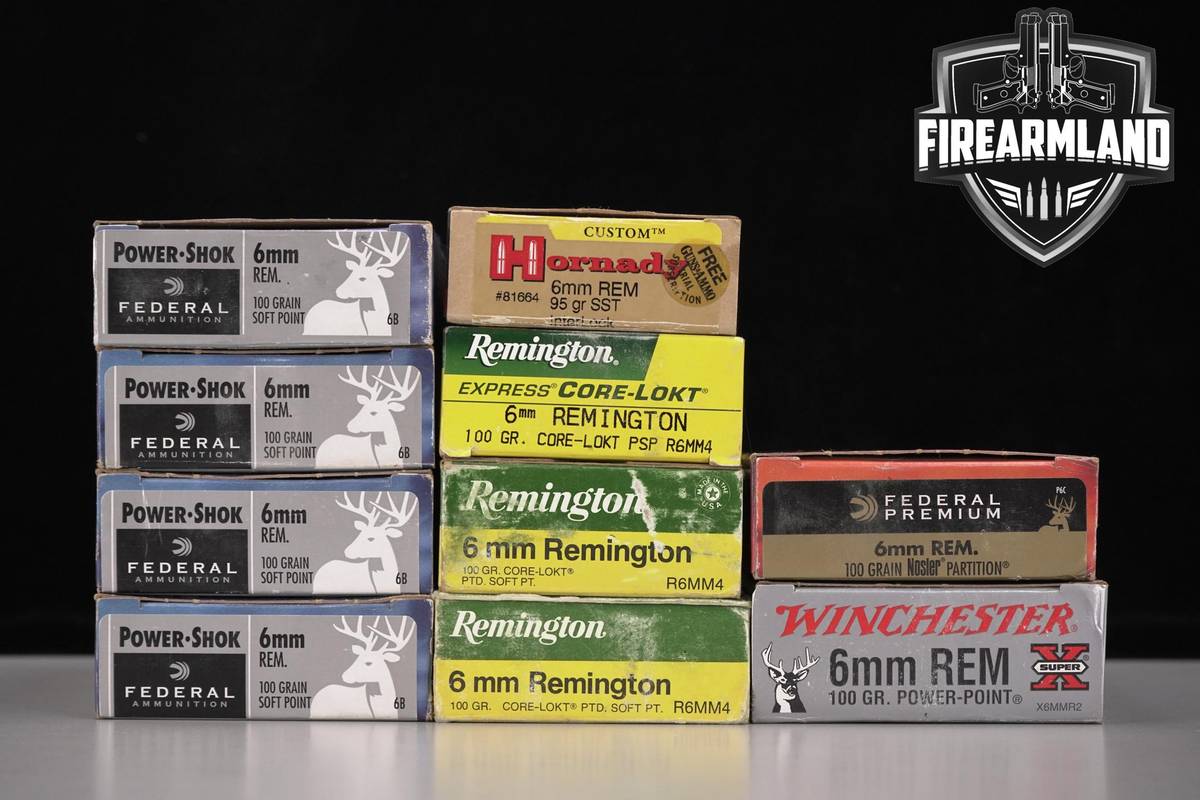 200 RDS! 6mm Remington Rem Ammo