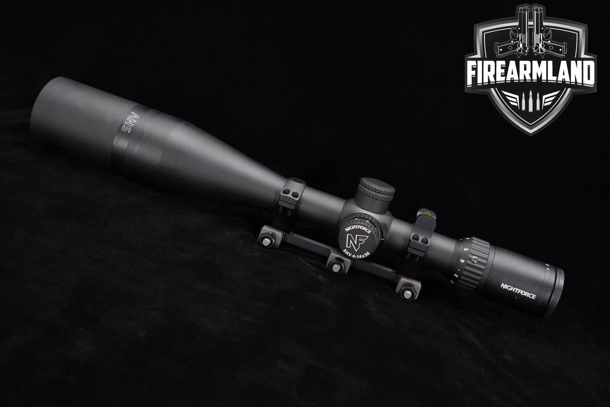 Nightforce SHV 4-14x50 MOAR F1 - 30 MOA FFP Nightforce-SHV Tactical Optic