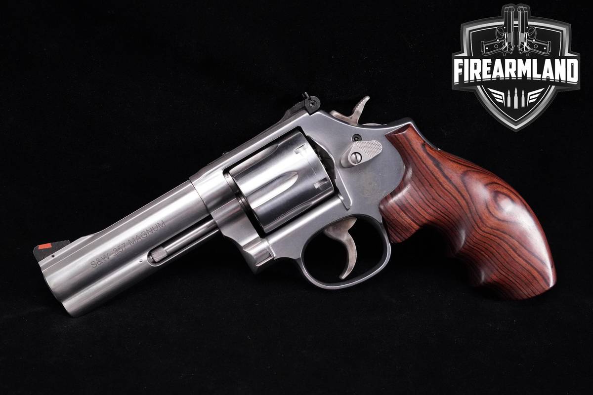Smith & Wesson S&W Model 686-6 357-Magnum 4" Brushed Satin Stainless DA/SA