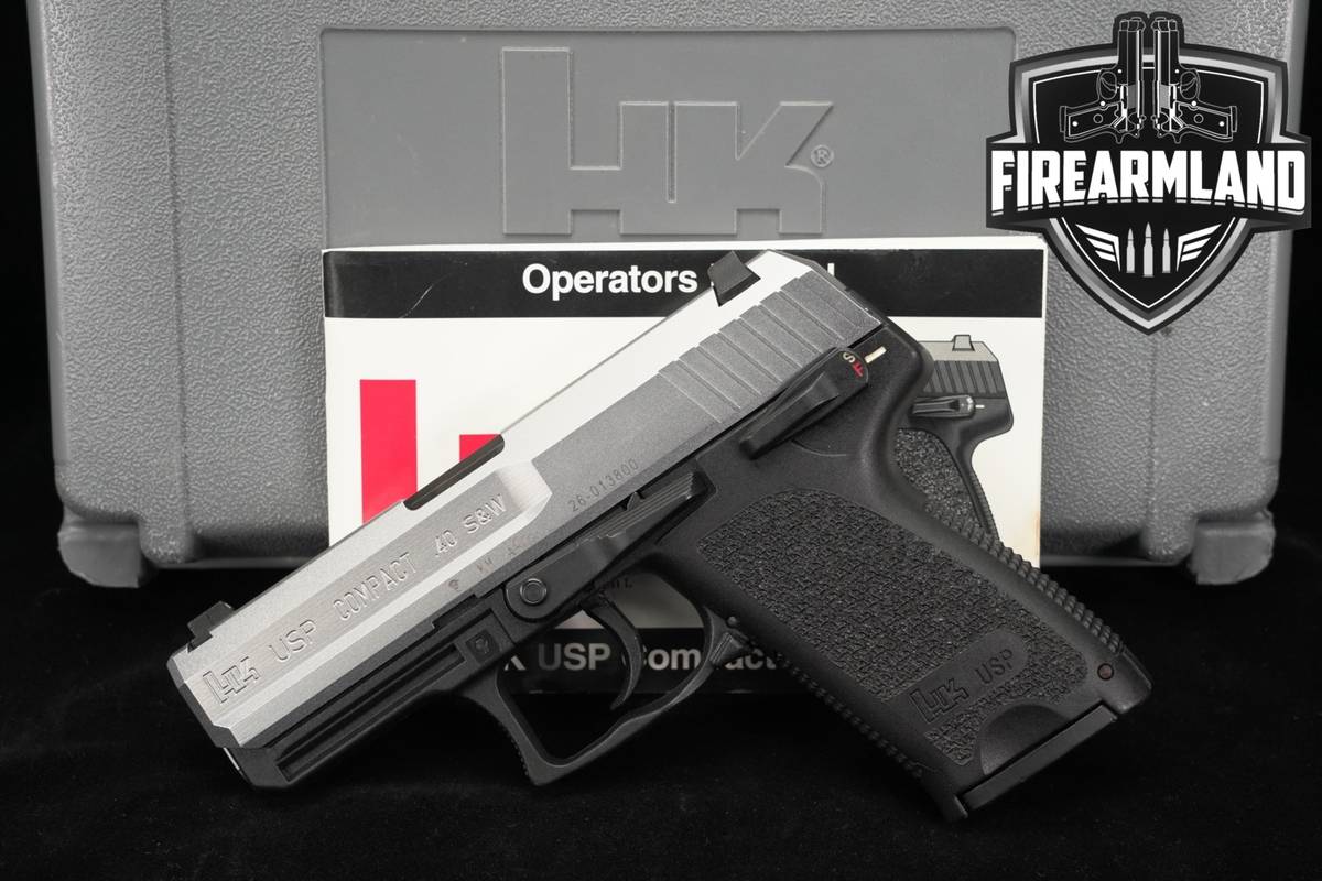 Heckler & Koch USP Compact Stainless V1 Variant 1 40 S&W H&K DA/SA