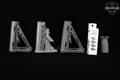 Multiple Manufacturers 3x Gray Stock VFG & Rail Panels in Good Condition Image 2