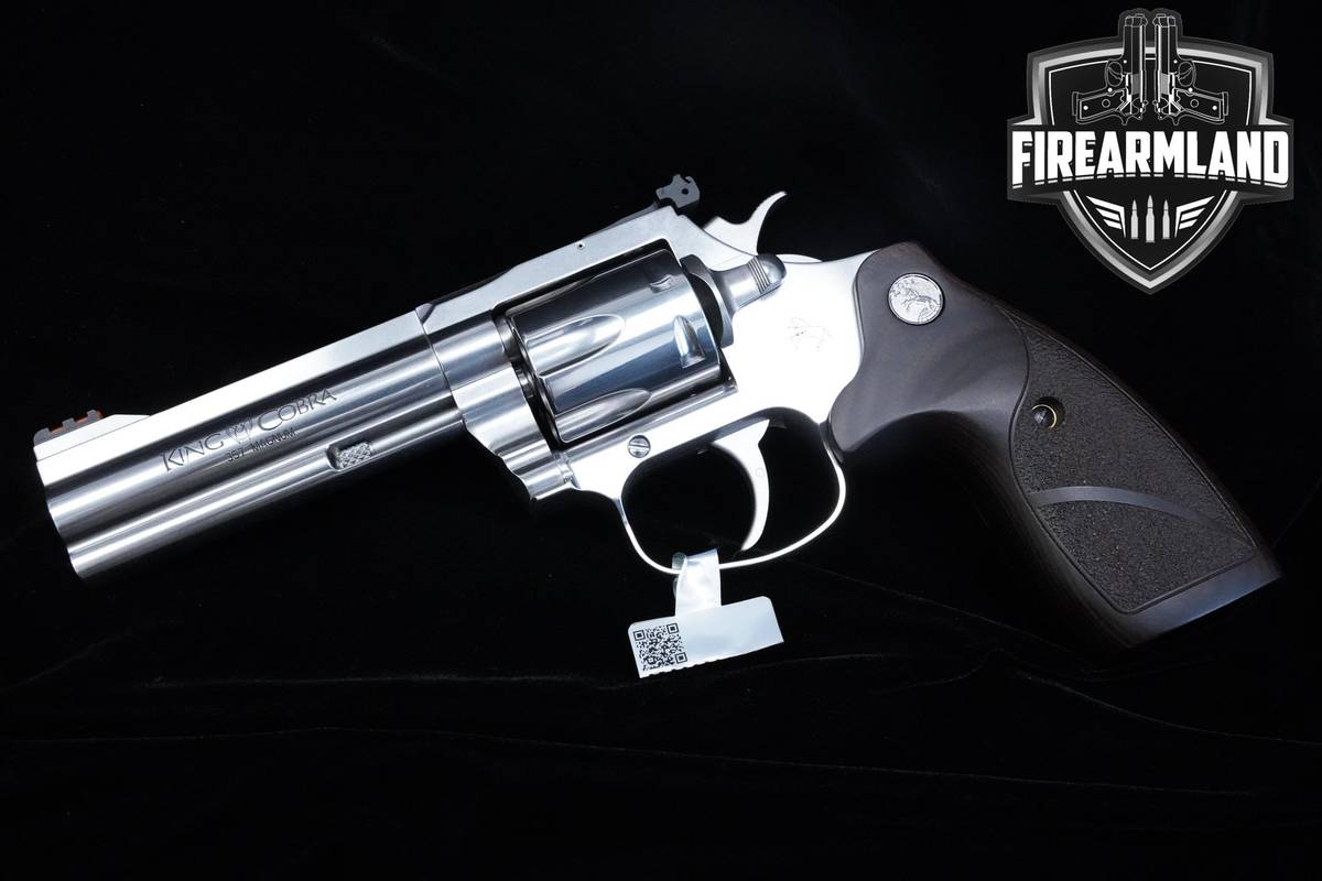 Colt King Cobra 357 Magnum 4" Polished Stainless Colt-King Cobra +ORIG CASE